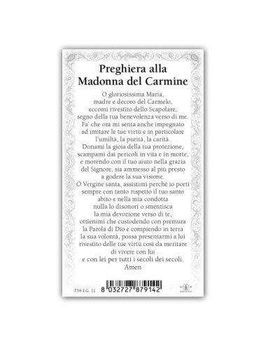 Santino Madonna del Carmelo...