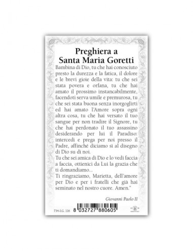 Santino Santa Maria Goretti...