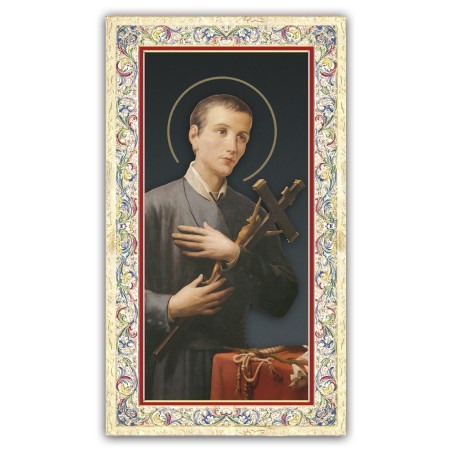 Preghiera Di San Vincenzo De Paoli Santino San Vincenzo de Paoli con preghiera e finiture in oro a caldo
