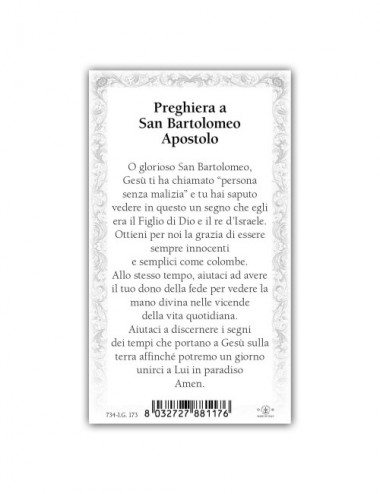 Santino San Bartolomeo...