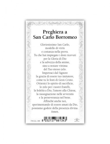 Santino San Carlo Borromeo...