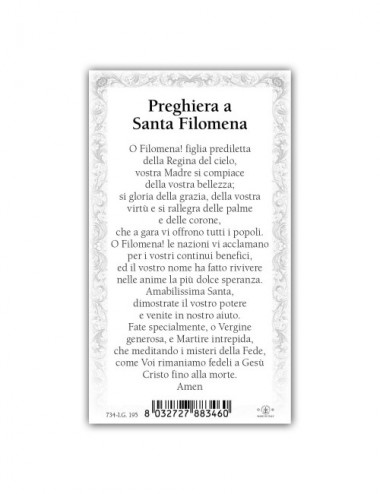 Santino Santa Filomena con...