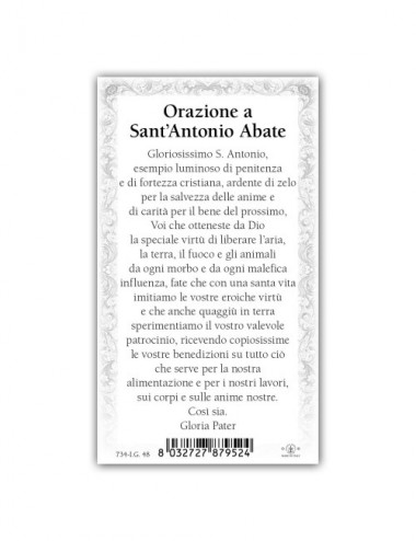Santino Sant'Antonio Abate...
