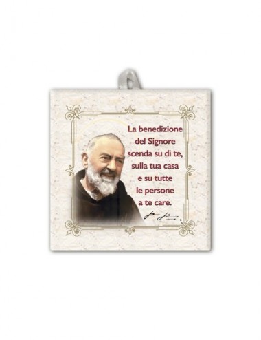 Piastrella di Padre Pio 10...