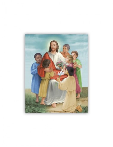 Mini poster con Gesù con i...